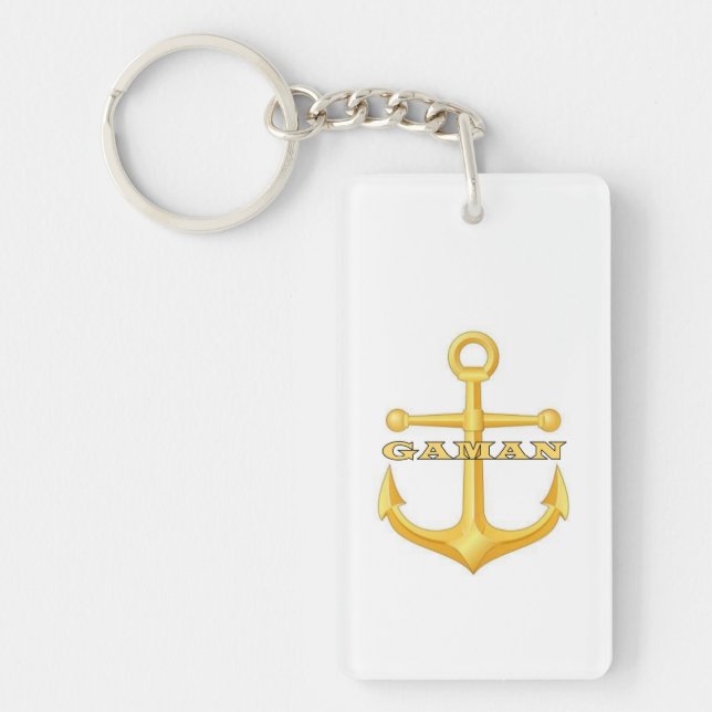 GAMAN ANCHOR Key chain (Front)