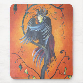 Gamaun The Prophetic Bird With Ruffled Feathers Mouse Pad
