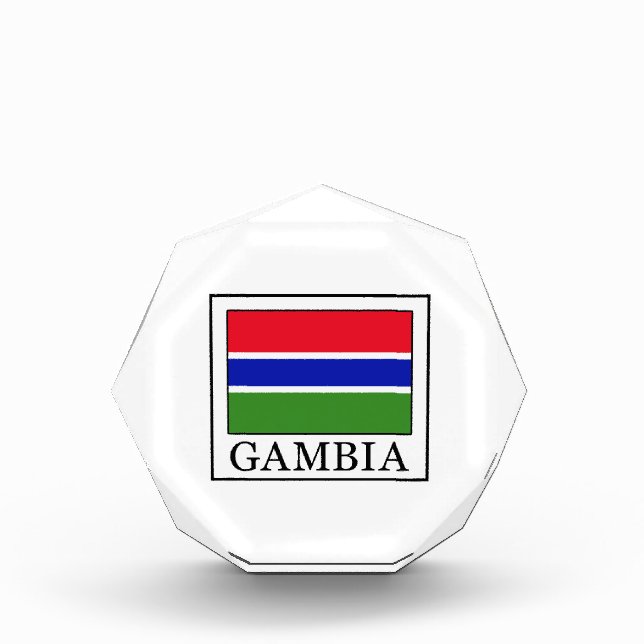 Gambia Acrylic Award (Front)