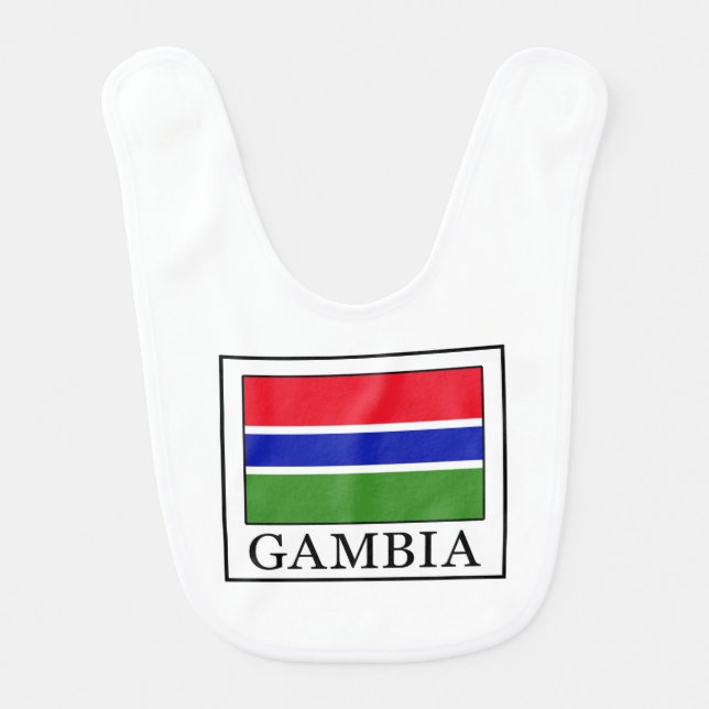 Gambia Baby Bib (Front)