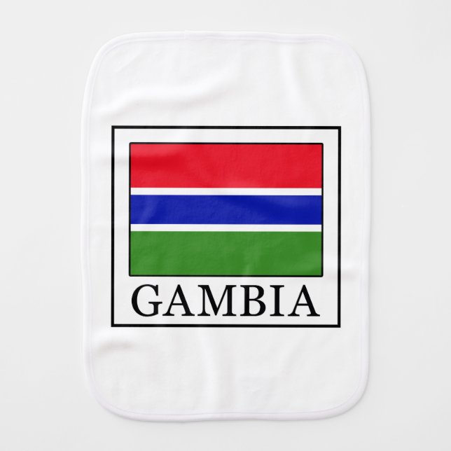 Gambia Burp Cloth (Front)