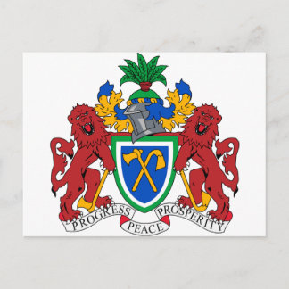 Gambia Coat of Arms Postcard