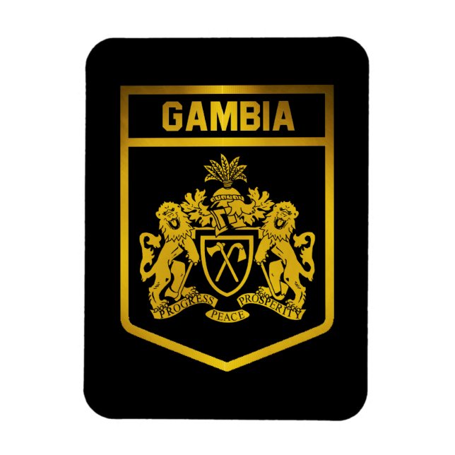 Gambia Emblem Magnet (Vertical)