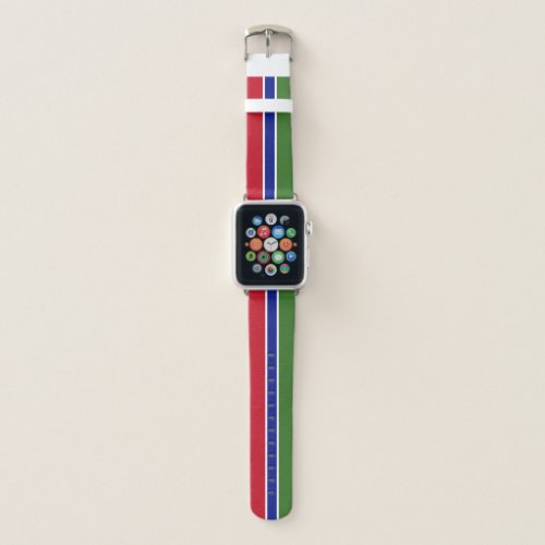 Gambia Flag Apple Watch Band