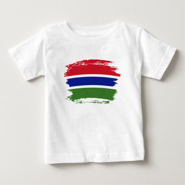 Gambia flag baby T-Shirt (Front)