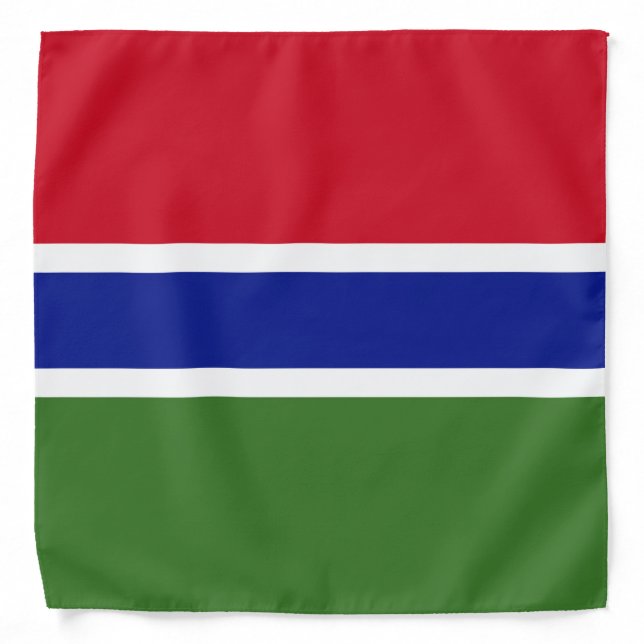 Gambia flag bandana (Front)