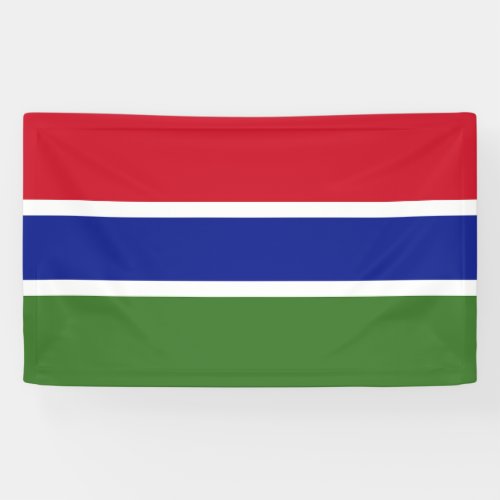 Gambia Flag Banner