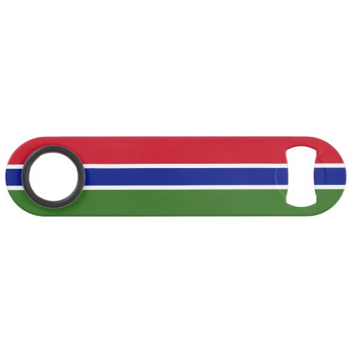 Gambia Flag Bar Key