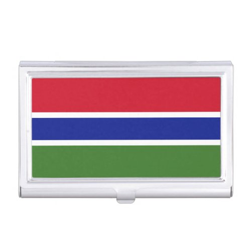Gambia Flag Business Card Case