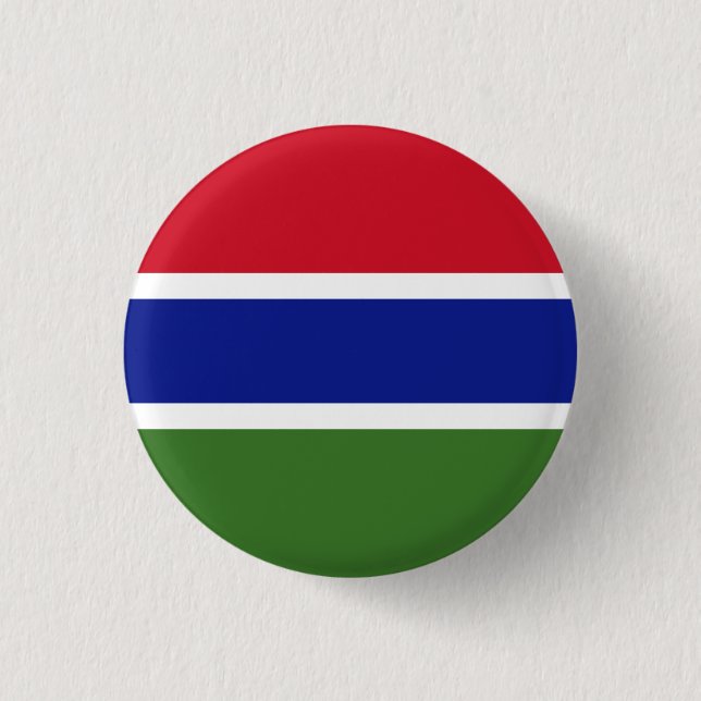 Gambia Flag Button (Front)
