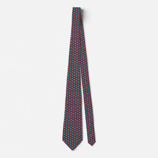 Gambia Flag Hearts Tie