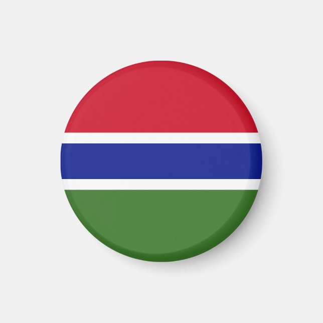 Gambia flag magnet (Front)