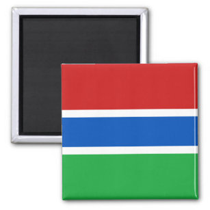 Gambia Flag Magnet