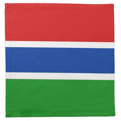 Gambia Flag Napkin