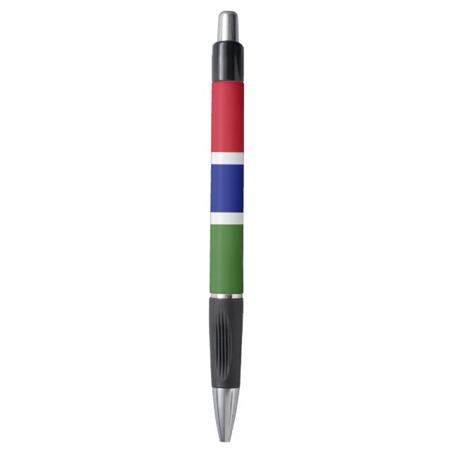 Gambia Flag Pen (Front Vertical)