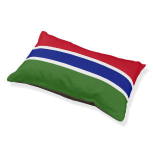 Gambia flag pet bed
