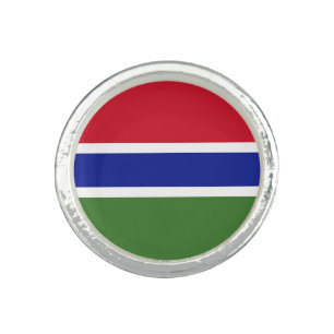 Gambia flag ring