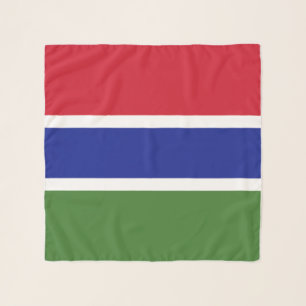 Gambia Flag Scarf