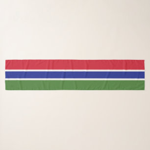 Gambia Flag Scarf