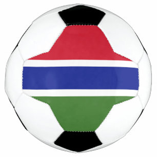 Gambia flag soccer ball