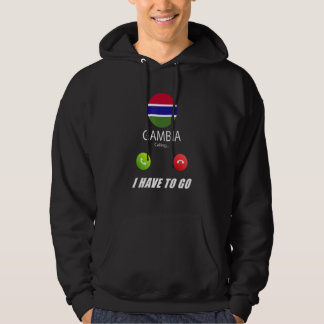 Gambia Flag Souvenir Gambia Is Calling Is Calling Hoodie