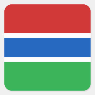 Gambia Flag Sticker