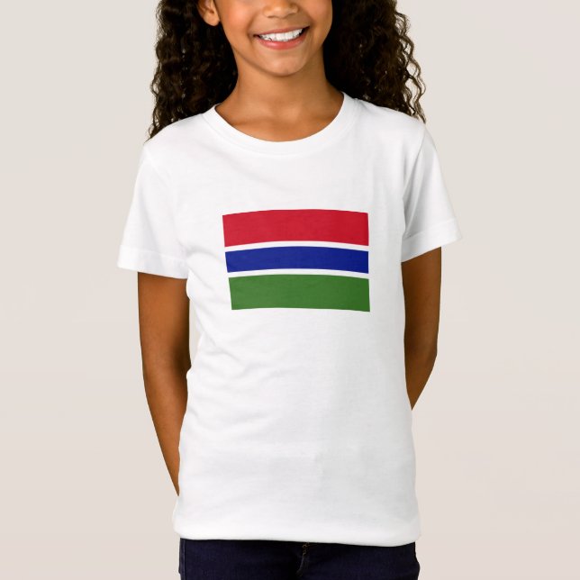 Gambia Flag T-Shirt (Front)