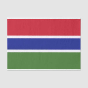 Gambia Flag Tissue Paper