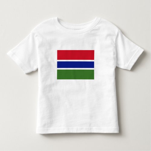 Gambia Flag Toddler T_shirt