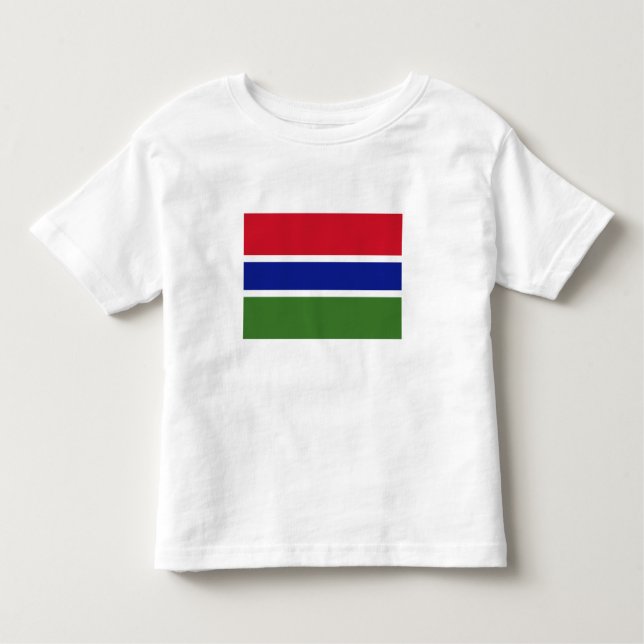 Gambia Flag Toddler T-shirt (Front)
