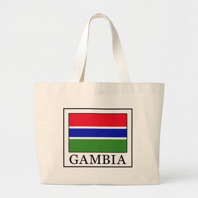 Gambia Large Tote Bag (Front)