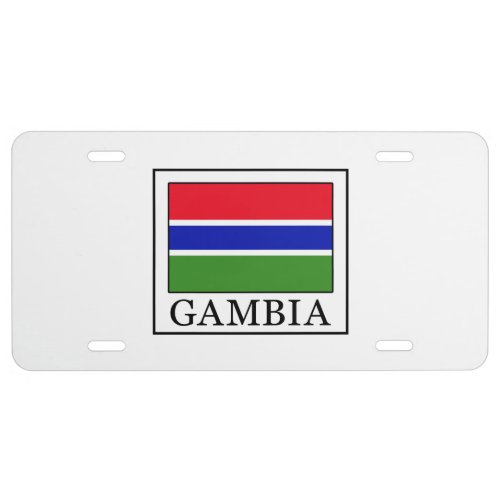 Gambia License Plate