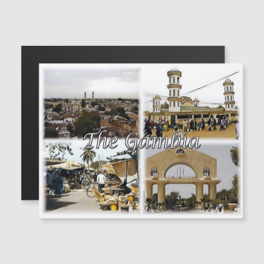 Gambia - Mosaic - (Front/Back)