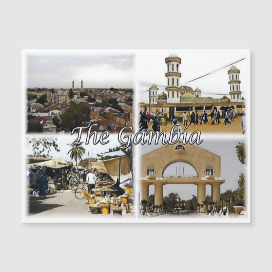 Gambia - Mosaic - (Front)