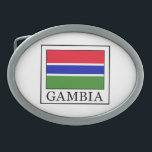 Gambia Oval Belt Buckle<br><div class="desc">Gambia</div>