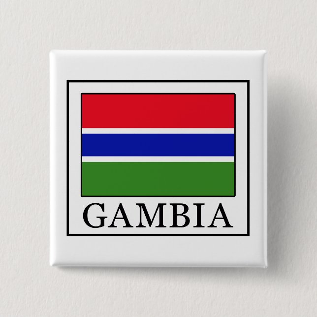 Gambia Pinback Button (Front)
