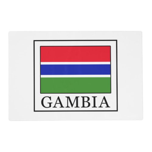 Gambia Placemat