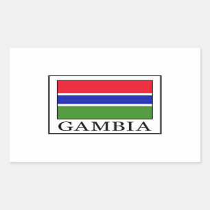 Gambia Rectangular Sticker