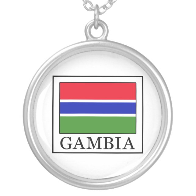 Gambia Silver Plated Necklace (Front)