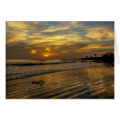 Gambia Sunset Greeting Card (Front Horizontal)