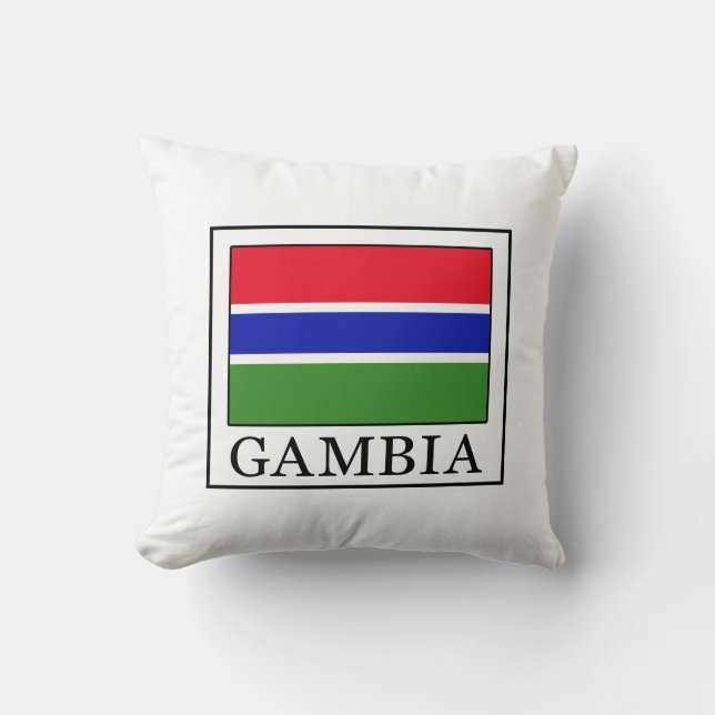Gambia Throw Pillow (Front)