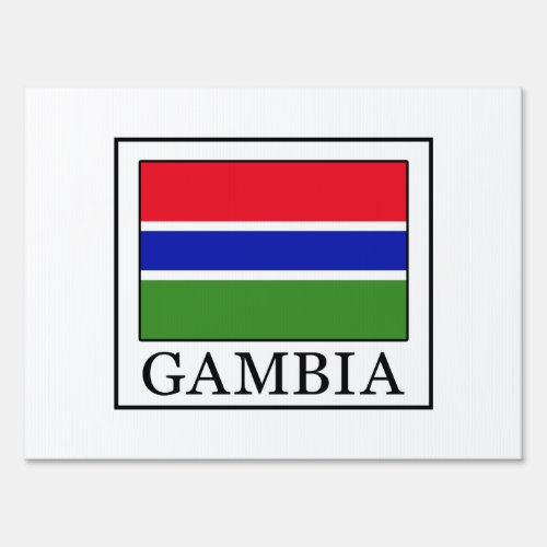Gambia Yard Sign