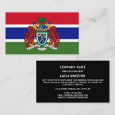 Amazon.com: Gambia National Flag Card Binders, 4 Pocket Card  Republic of The Gambia Flag Business Card Holder display picture 1