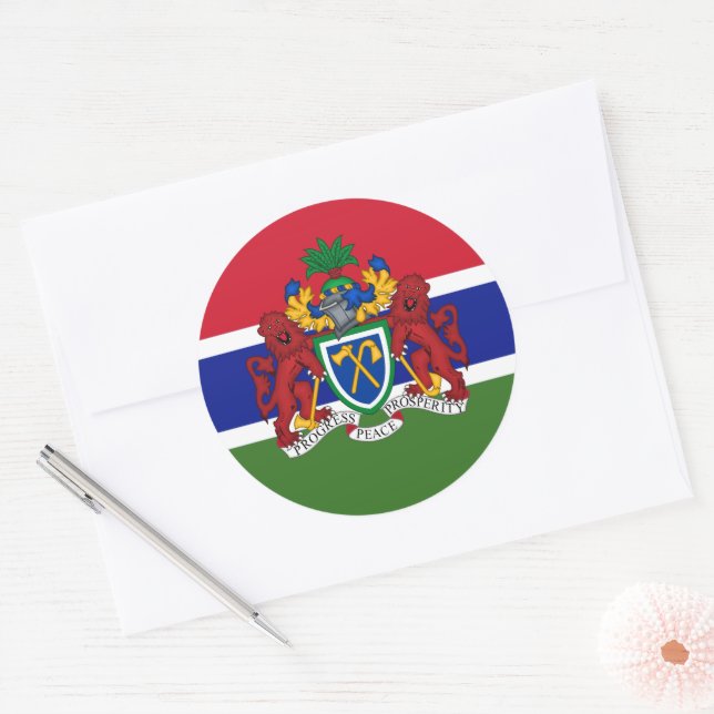 Amazon.com: Gambia National Flag Card Binders, 4 Pocket Card  Republic of The Gambia Flag Business Card Holder display picture 1