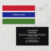 Amazon.com: Gambia National Flag Card Binders, 4 Pocket Card  Republic of The Gambia Flag Business Card Holder display picture 1