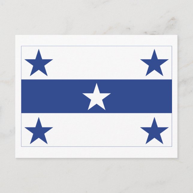 Gambier Islands flag Postcard (Front)