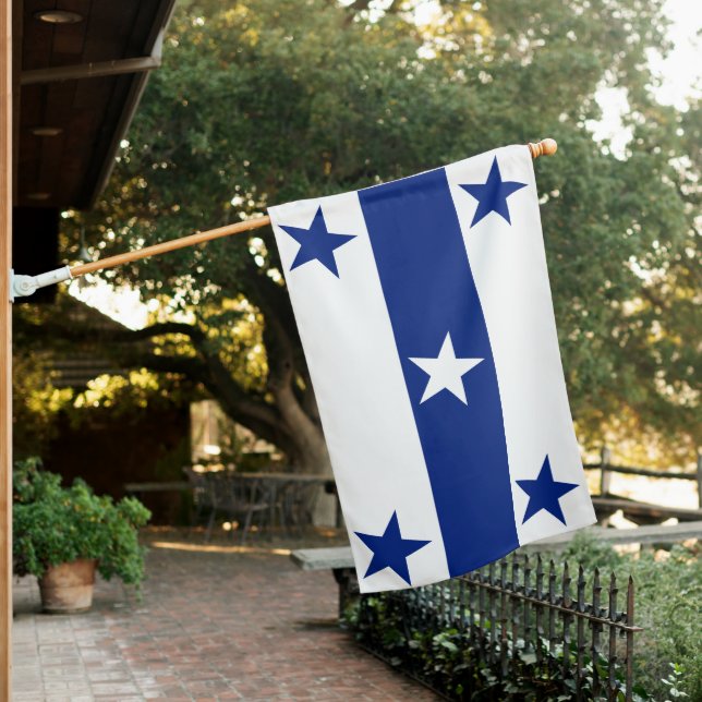 Gambier Islands House Flag (In SItu)