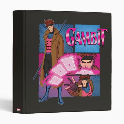 Gambit Character Panel Graphic 3 Ring Binder