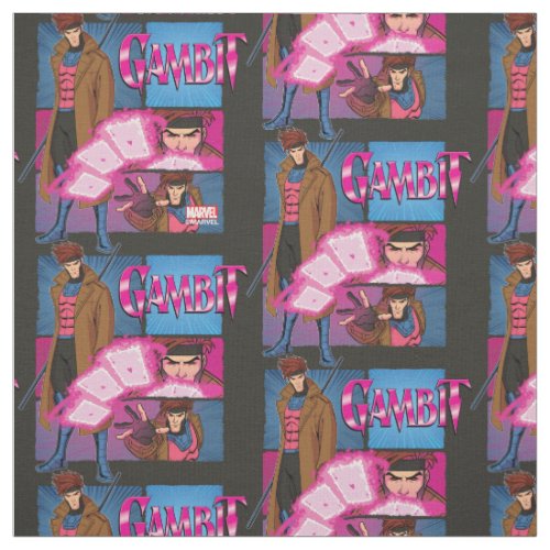 Gambit Character Panel Graphic Fabric