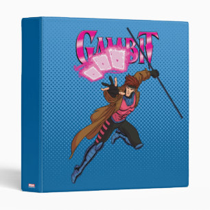 Gambit Character Pose 3 Ring Binder